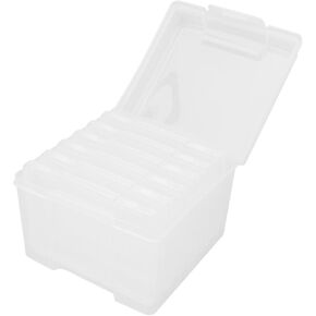 Mipcase Photo Storage Boxes 5x7 Plastic Photo Organization Box Portable and Classified Case
