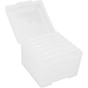Art Organizers Storage Photo Storage Boxes 5x7 Inches Photo Organizing Boxes Postcards Container