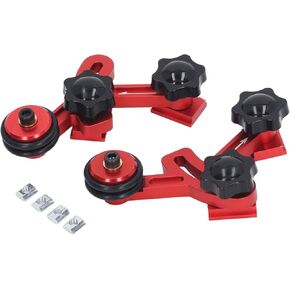 Bearing Roller Featherboards, High Strength Aluminum Alloy Featherboards Table Saw Feeding Guide Wheel, Router Table Accessories for Woodworking
