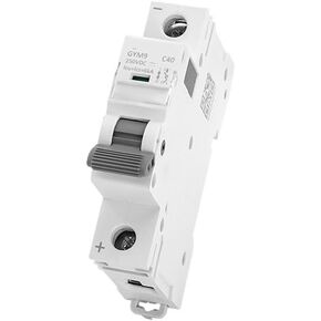 DC MCB 6KA 1P 250VDC Circuit Breaker 6A 10A 16A 20A 25A 32A 40A 50A 63A Solar MCB Din Rail(63A)