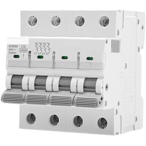 GYM9H 4P 10KA High Breaking Capacity MCB Din Rail Circuit Breaker 6A-63A AC Type(25A)
