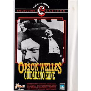 Ciudadano Kane Orson Welles - VHS Cinta Español Nueva - 2T