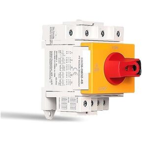 Solar PV DC Thanswator Switch 4P 32A 1000V DOCINATINTINTINCENTONCTION SOLAR EKD6-DB32-4S