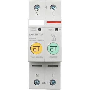 2P Smart Power Consumption kWh Meter Circuit Breaker Time Relay Switch Leakage Voltage Protection(WiFi)