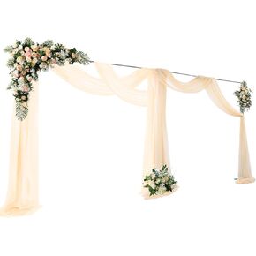 10 X 20 FT Backdrop Stand Pipe Kit with Base, Rectangular Adjustable Backdrop Stand for Wedding Birthday Party Photo Booth Background Photography Exhibition Decoration - Put Sandbag to More Stable