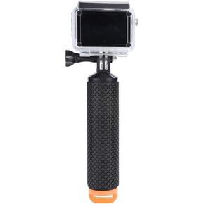 Floating Handle Grip,Portable Anti-Slip Floating Bobber Stick Floaty Handheld Grip Holder Monopod with Lanyard for Action Camera for Diving,Surfing,Swimming(Orange)