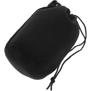 Camera Lens Protective Case Portable Pouch Shockproof Bag for Travel Ideal for Dslr Lenses