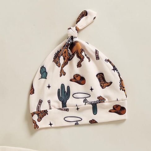 HekkoMird Western Baby Boy First First First First First Litte Litte Short Romper Romper Long Pants Newborn Infant Rowboy Outfit in Kuwait