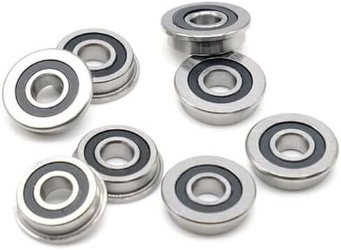 10pcs F695-2rs تحمل 5x13x4 مم ABEC-7 مصغرة F695 RS Ball F695RS لـ 2/3 3D PRINT (625RS 5x16x5) in Kuwait