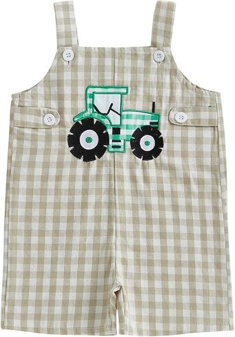Muineobuka Baby Boy Tank Romper Toddler Boy لطيف التطريز الكلاسيكي الكلاسيكي بلايف بذرة in Saudi Arabia