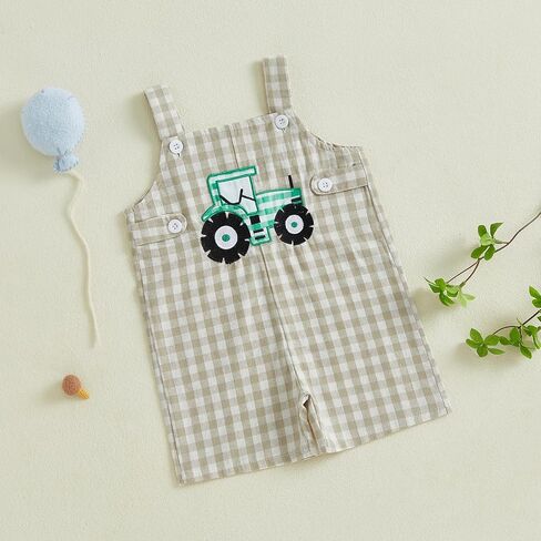 Muineobuka Baby Boy Tank Romper Toddler Boy لطيف التطريز الكلاسيكي الكلاسيكي بلايف بذرة in Saudi Arabia
