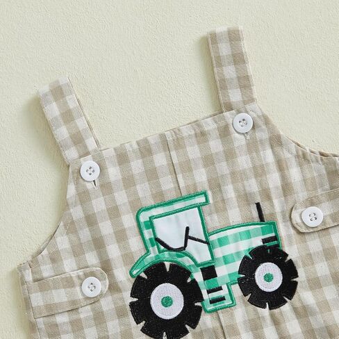 Muineobuka Baby Boy Tank Romper Toddler Boy لطيف التطريز الكلاسيكي الكلاسيكي بلايف بذرة in Saudi Arabia