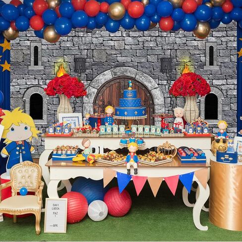 Tranqun Medieval Party Decorations Castle Backdrop Knight Wall Backdrop Keepers of The Castle Decorations for Medieval Themed Party Supplies(Castle Walls,7 x 5 ft) in Saudi Arabia