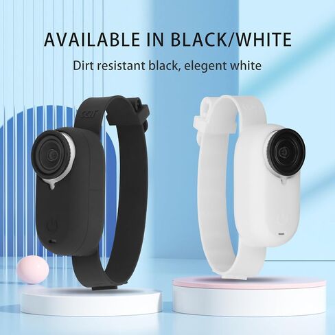 Silicone Expansion Strap for Insta360 GO 3 3s Accessory Flexible Camera Holder Drone Mounting Pet Collar Vlog Band in Kuwait