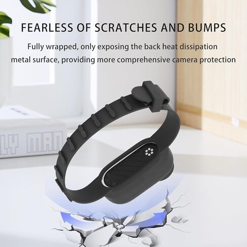 Silicone Expansion Strap for Insta360 GO 3 3s Accessory Flexible Camera Holder Drone Mounting Pet Collar Vlog Band in Kuwait