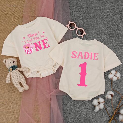 Personalized My First Rodeo Outfit Girl, Baby Cowgirl Outfit, My First Rodeo Girl Outfit, 1St Birthday Girl in Saudi Arabia