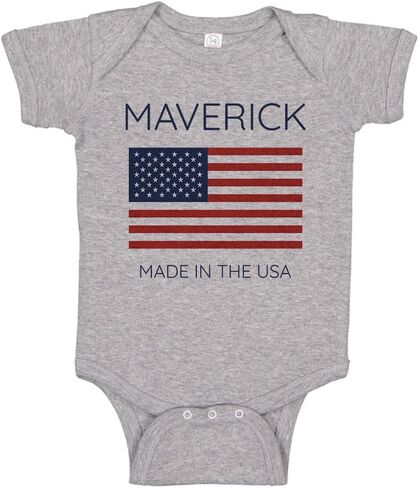 TATY Kids Maverick Made In The USA Baby Infant Bodysuit in Kuwait