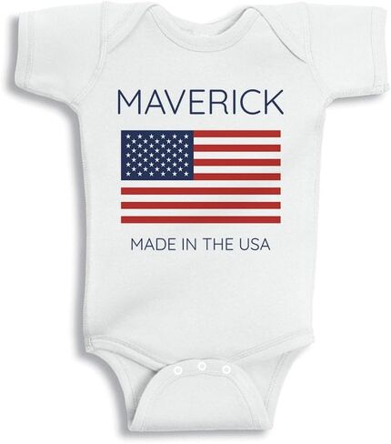 TATY Kids Maverick Made In The USA Baby Infant Bodysuit in Kuwait