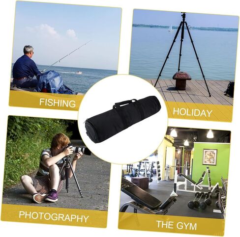 NUOBESTY 1pc Photography Bracket Storage Bag Tripod Stand Carrying Case Tripod Carrying Case Outdoor Photograph Pouch Tripod Stand Organizer Tripod Zipper Bag Oxford Cloth Black in Saudi Arabia