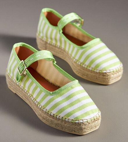 Mary Jane Espadrille Flats for Women Woven Ballet Flat Espadrille Canvas Summer Flats in Saudi Arabia