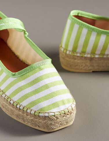 Mary Jane Espadrille Flats for Women Woven Ballet Flat Espadrille Canvas Summer Flats in Saudi Arabia