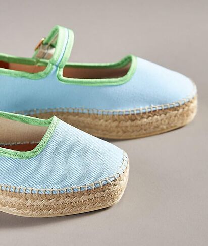 Mary Jane Espadrille Flats for Women Woven Ballet Flat Espadrille Canvas Summer Flats in Saudi Arabia