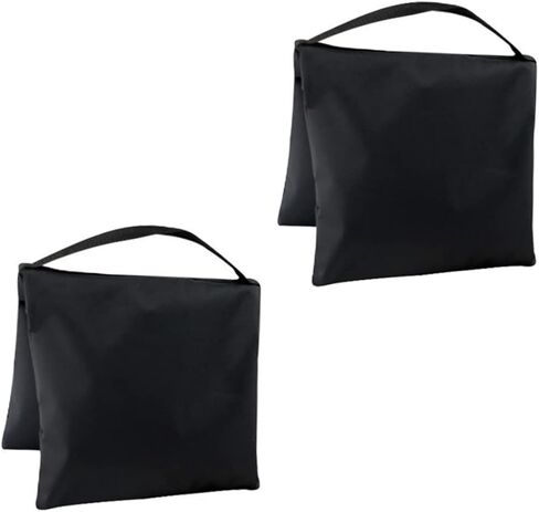 1SET Double Zipper Randbags for Tripod Light Stand Photography Fictrogrical Valcs الأكياس السرجية المتينة للاستخدام في الهواء الطلق قابلة للملء مع الحصى in Saudi Arabia