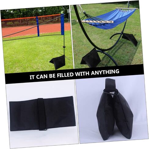 1SET Double Zipper Randbags for Tripod Light Stand Photography Fictrogrical Valcs الأكياس السرجية المتينة للاستخدام في الهواء الطلق قابلة للملء مع الحصى in Saudi Arabia