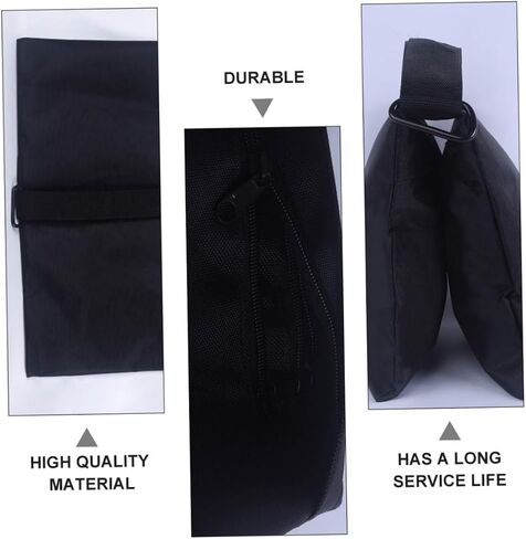 1SET Double Zipper Randbags for Tripod Light Stand Photography Fictrogrical Valcs الأكياس السرجية المتينة للاستخدام في الهواء الطلق قابلة للملء مع الحصى in Saudi Arabia
