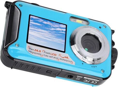 Underwater Camera for Snorkeling, HD 2.7K 48MP 11ft Camera with 16X Zoom, Autofocus Compact Digital Camera, 128GB Expandable (Dpofirs2giypckwr9-13) in Saudi Arabia