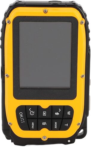 GOWENIC Underwater Camera, 1080P 48MP 5M Digital Camera with 2.4 Color Screen, Auto Focus, 16x Digital Zoom, Anti Shake, 32GB TF Card, Face Recognition for Diving (Yellow) in Saudi Arabia