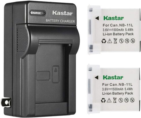 Kastar AC Wall Battery Charger Compatible with Canon NB-11L NB11L, NB-11LH NB11LH Battery, Canon CB-2LD CB-2LDE, CB-2LF CB-2LFE Charger in Saudi Arabia