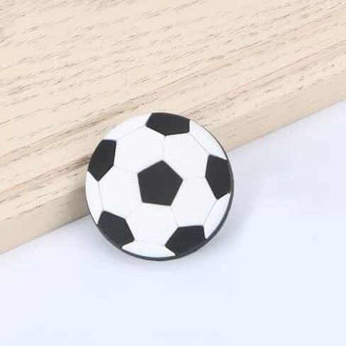 Lovely Rubber Sports Football Kids Room Drawer Cabinet Handle Knobs Kid Soft Furniture Pulls/Knobs - (Color: Red) in Saudi Arabia