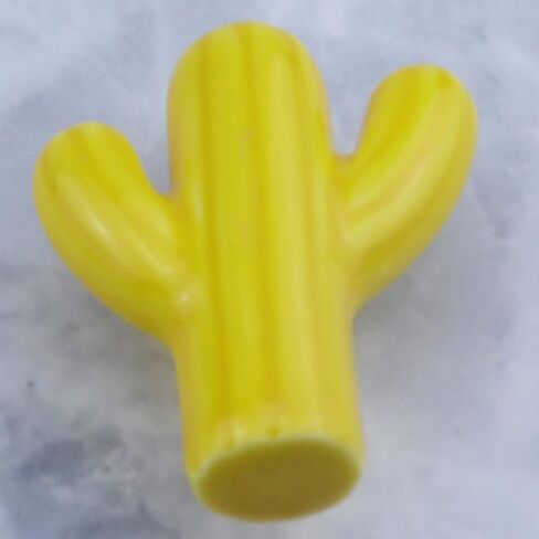 10x Cactus Ceramic Cabinet Drawer Knobs Porcelain Kids Wardrobe Handles For Closet Cupboard Kitchen Furniture Pulls Hooks - (Color: CactusKnobsGreen) in Saudi Arabia