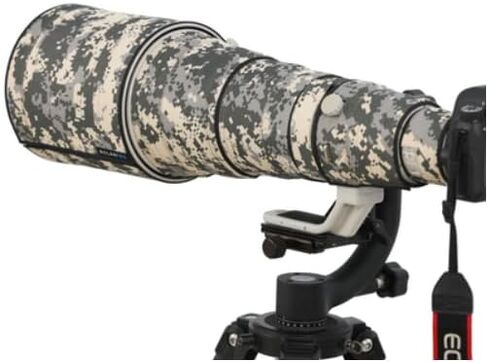 ROLANPRO Waterproof Lens Camouflage Coat for Nikon AFS 500mm F4E FL ED VR Rain Cover Lens Protective Sleeve Case-#9d Grass Waterproof in Saudi Arabia