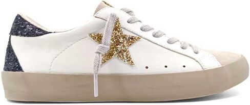 Shu Shop Womens Pamela Lace Up Sneakers Shoes Casual - Beige, Brown, White in Saudi Arabia