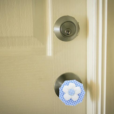 Gadpiparty 2pcs Door Knob Cover -Collision Decorative Fabric Round Knob Protector for Home Safety Multi-Purpose Use Cabinet Handles Sound Dampening Design in Saudi Arabia