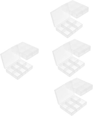 DOITOOL 2sets Large Capacity Photo Storage Boxes Card Organizing Cases for Hardware Screw Storage Plastic Box for Cards 2pcs*2 in Kuwait