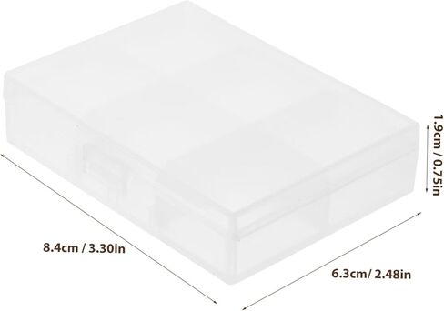 DOITOOL 2sets Large Capacity Photo Storage Boxes Card Organizing Cases for Hardware Screw Storage Plastic Box for Cards 2pcs*2 in Kuwait