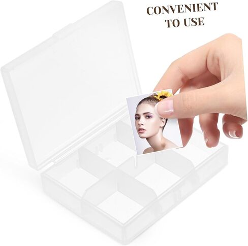 DOITOOL 2sets Large Capacity Photo Storage Boxes Card Organizing Cases for Hardware Screw Storage Plastic Box for Cards 2pcs*2 in Kuwait