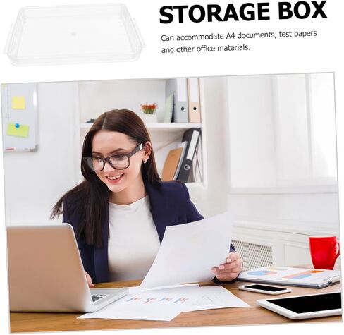 DOITOOL Office Supplies Storage Document Organizer Box Pet Material Storage Case in Saudi Arabia