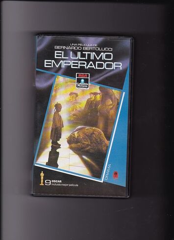 El Ultimo Emperador VHS Cinta Video Bernardo Bertolucci in Saudi Arabia