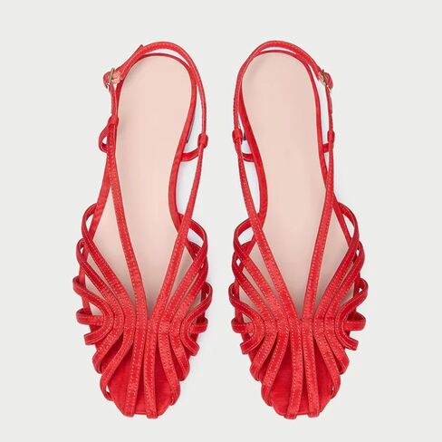 Slingback Flat Sandals for Women Comfort Round Toe Low heel Sandals Casual Summer Dress Shoes in Saudi Arabia