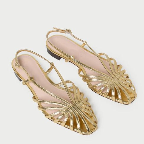 Slingback Flat Sandals for Women Comfort Round Toe Low heel Sandals Casual Summer Dress Shoes in Saudi Arabia
