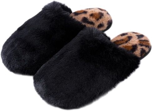 Roxoni Women's Winter Soft House Sweater Suede Furry Winter Slipper in Kuwait