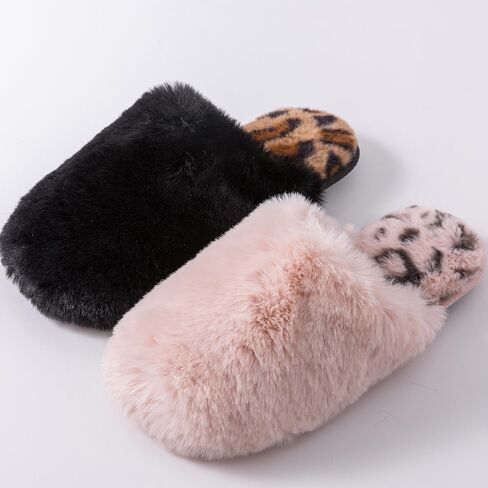 Roxoni Women's Winter Soft House Sweater Suede Furry Winter Slipper in Kuwait