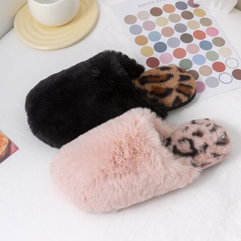 Roxoni Women's Winter Soft House Sweater Suede Furry Winter Slipper in Kuwait