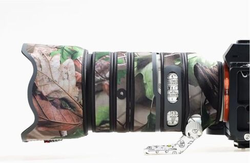 Waterproof Camera Lens Coat for Sony FE 70-200mm F/4 OSS II, Camera Camouflage Rain Covers Lens Protective Sleeve (Dry Grass Camouflage) in Kuwait