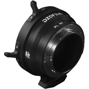 DZOFilm Octopus Adapter for PL-Mount Lens to Canon RF Camera with Active-Locking System and Durable Stainless Steel Construction (Black)
