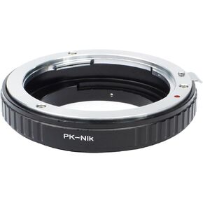 حلقة محول العدسة الكاميرا Zezefufu لعدسات Pentax K PK إلى Nikon F Mount Adapter D780/D6/D3500/D850/D7500 كاميرا